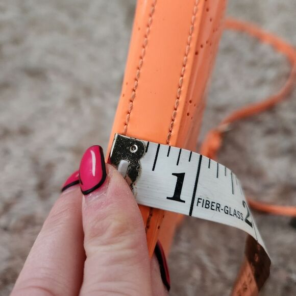 Kate Spade Darby Metro Spade Laser Cut Crossbody Bag Orange - Picture 13 of 14